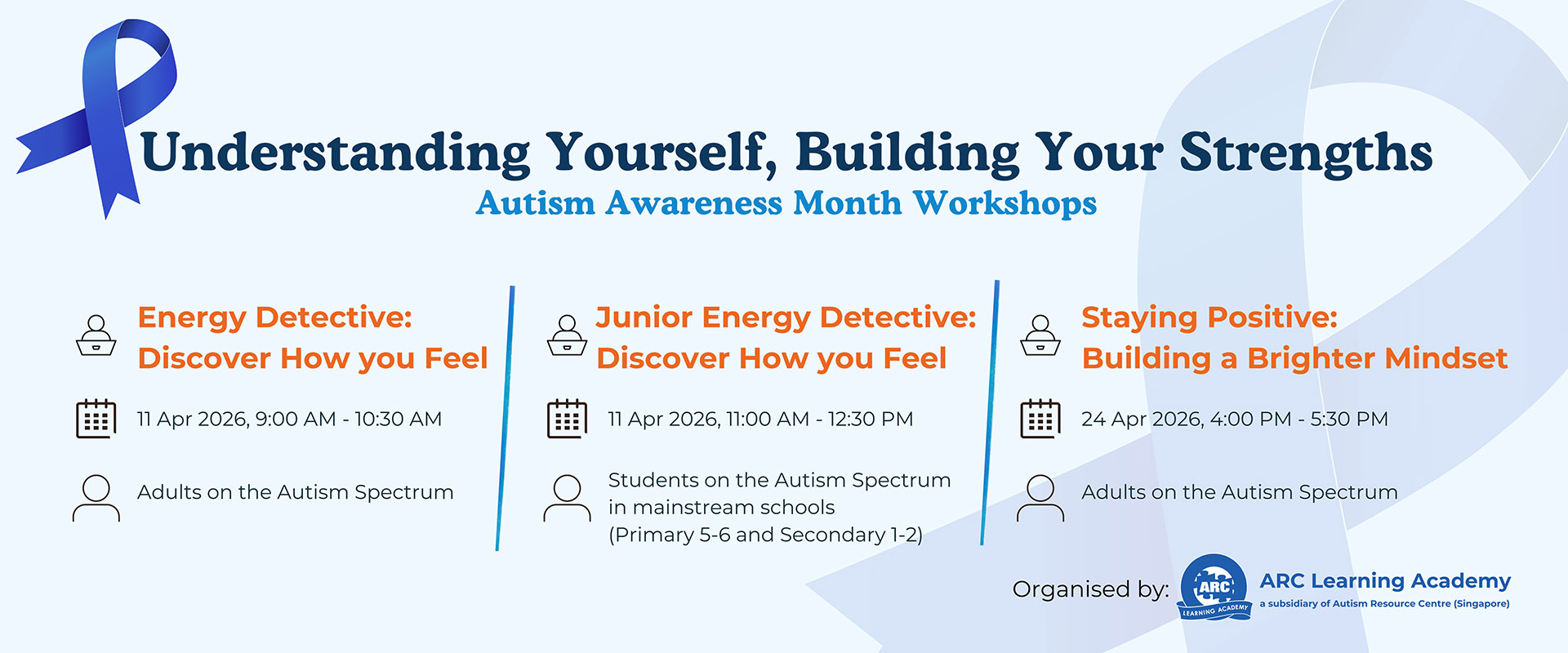 Autism Awareness Month Workshops 2026
